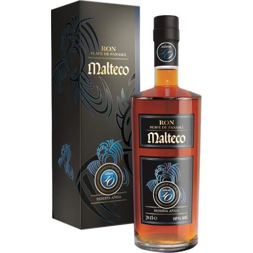 Rum Malteco 10let Reserva 40% 0,7 l krabička Panama