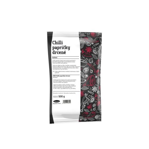 Koření Chilli papričky drcené 500g DR