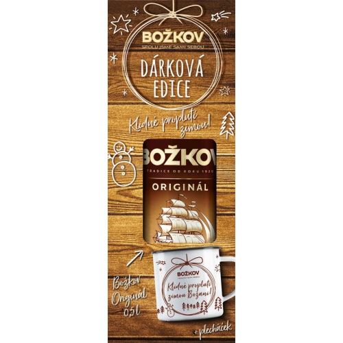 Božkov Originál 37,5% 0,5 l + plecháček