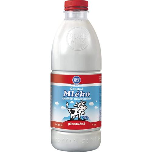 Mléko Bohemilk Opočenské čerstvé plnotučné 3,5% 1l