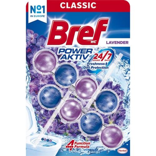 WC ZÁVĚS Bref Power Aktiv Lavender 2x50g