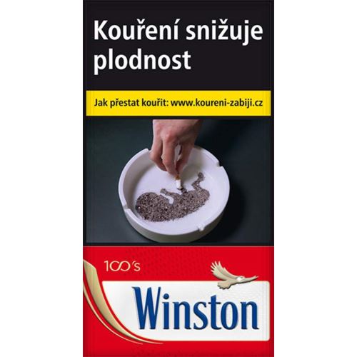 Winston red 100´s  /161,-/cigarety/U