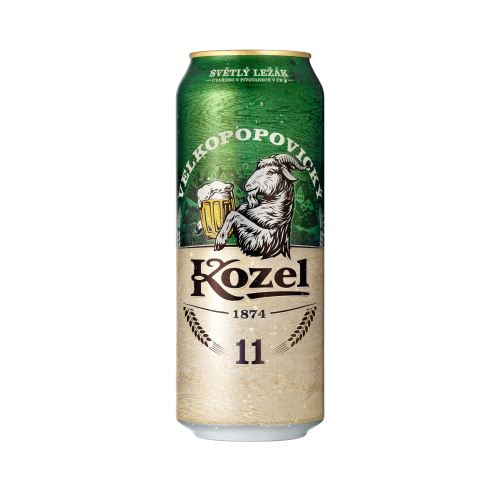 Velkopopovický Kozel 11° 0,5 l plech