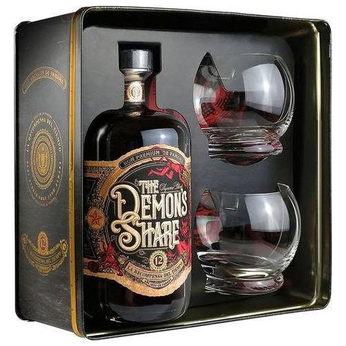 Rum Demon´s Share 12 let 40% 0,7 l + 2x sklo Panama