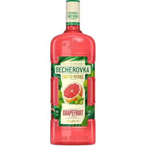 Likér Becherovka Karlovarská Grapefruit&Hops 20% 1 l