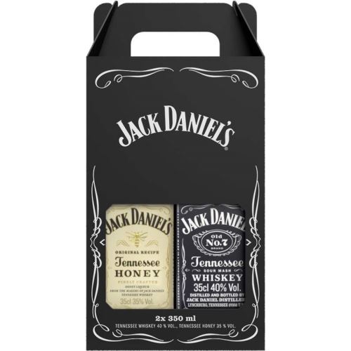 Whiskey Jack Daniel's Duopack Honey+Original 2x 0,35 l