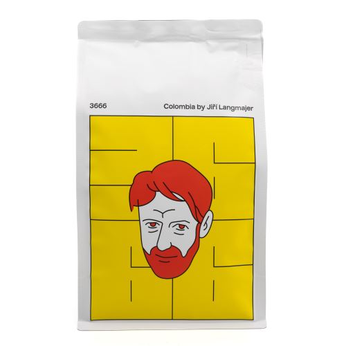 Káva Jiří Langmajer Columbia zrno 500g