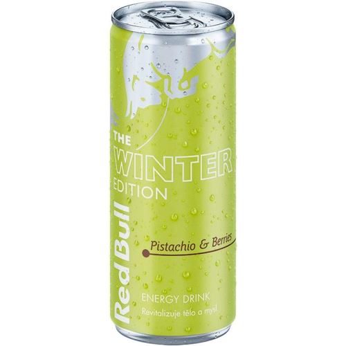 Red Bull Energetický nápoj Winter edition Pistachio+Berries 250 ml plech