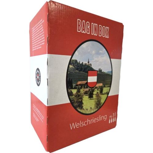 Welschriesling 3l BiB Vinařství Vajbar Rakousko