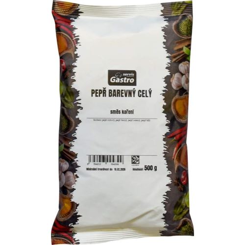 Koření Pepř barevný celý  500g GaSe