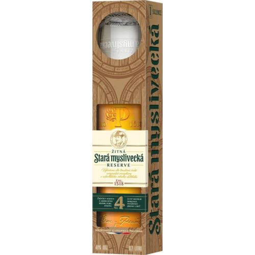 Stará myslivecká RESERVE 40% 0,7l + 1x sklo