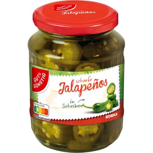 Papričky Jalapeno krájené 340g