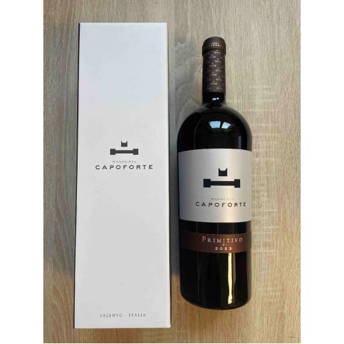 Primitivo Capoforte IGT MAGNUM 15% 1,5 l Itálie DELUXE krabička
