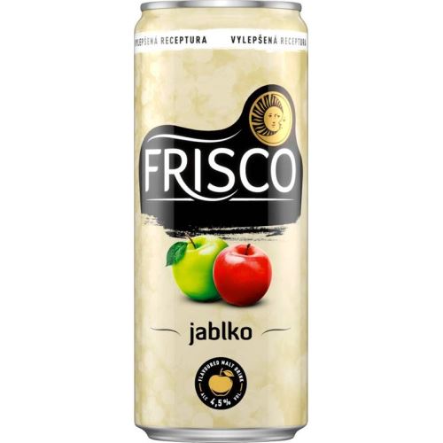 Frisco Jablko kvašený sladový nápoj PLECH 330ml