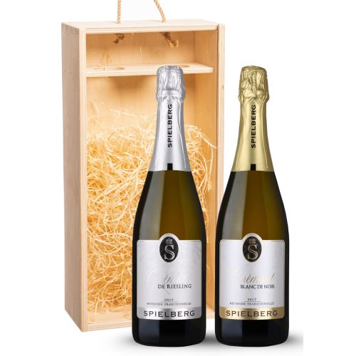 Sekt Crémant Ryslink Extra Brut+Blanc de Noir Brut 0,75 l Spielberg