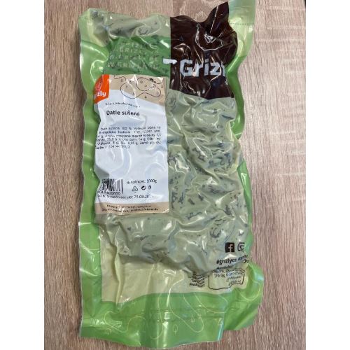 Datle sušené 1kg Grizly