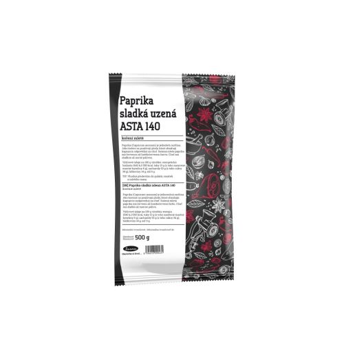 Koření Paprika uzená /ASTA 140/ 500g DR