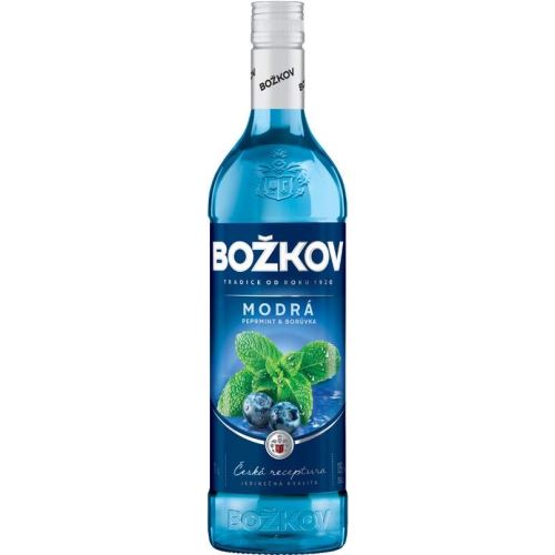 Božkov Modrá peprmint+borůvka 19% 0,5 l