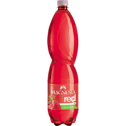 Magnesia RED Minerální voda jahoda jemně perlivá 1,5l PET
