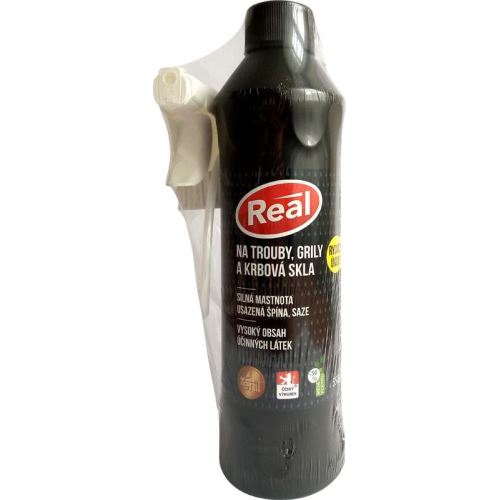 Real Čistič na trouby, grily a krbová skla sprej 550g