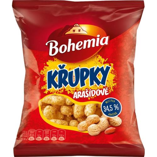 Křupky arašídové 50g Bohemia/39ks/