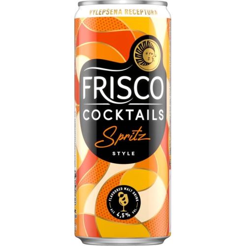 Frisco Spritz 4,5% kvašený sladový nápoj 0,33 l plech
