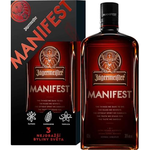 Likér Jagermeister Manifest 38% 0,5 l