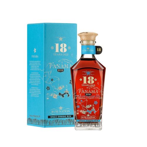 Rum Nation Panama 18let 40% 0,7 l krabička Panama