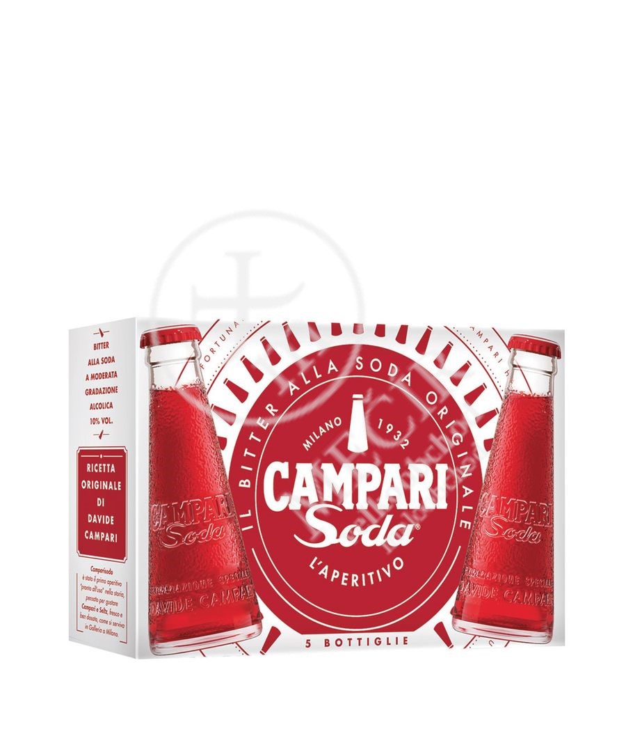 Campari Soda 5x 0,1L - 10% Vol.