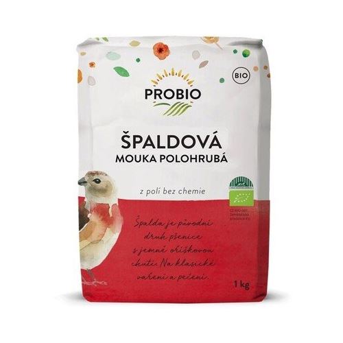 Špaldová mouka polohrubá bílá 1kg