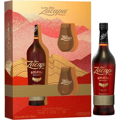 Rum Zacapa Centenario Solera papír 40% 0,7 l + 2x sklo Guatemala