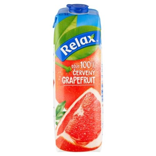 Relax Červený grep 100% džus  1 l
