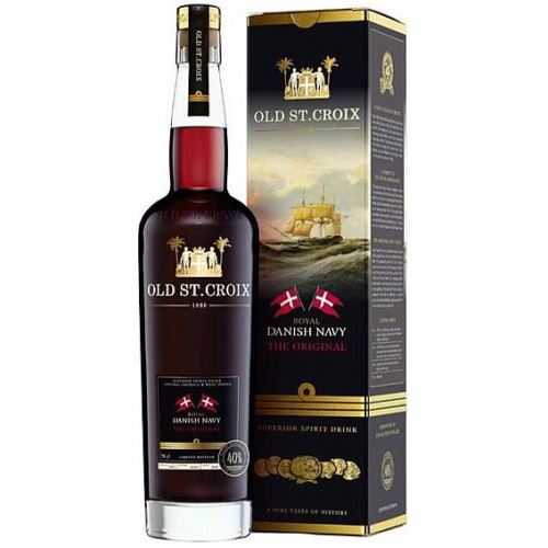 Rum Old St. Croix Royal Danish Navy 40% 0,7 l krabička Panenské ostrovy
