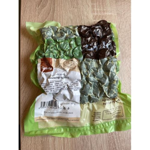 Švestky sušené 500g Grizly