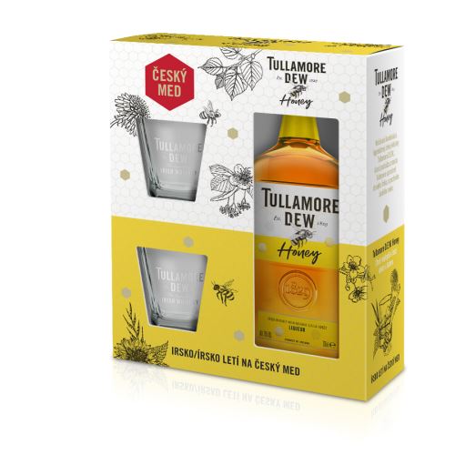 Whiskey irish Tullamore dew Honey 35% 0,7 l + 2x sklo