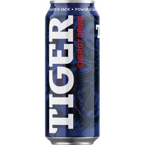 Tiger energy drink 500ml plech