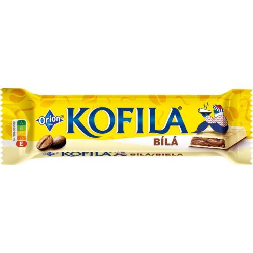 Tyčinka Kofila bílá 35g Orion