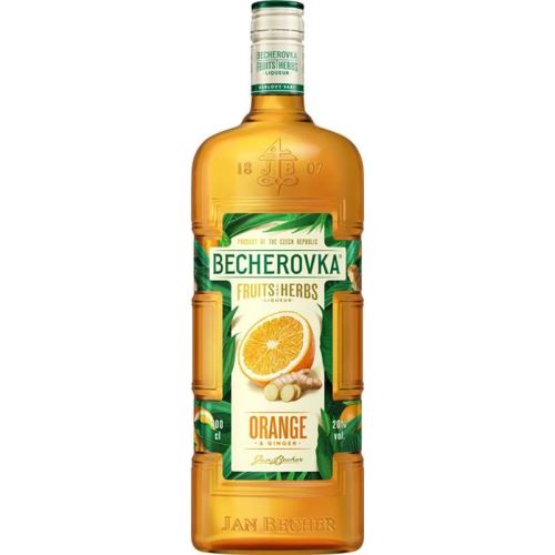 Likér Becherovka Karlovarská Orange&Ginger 20% 1 l