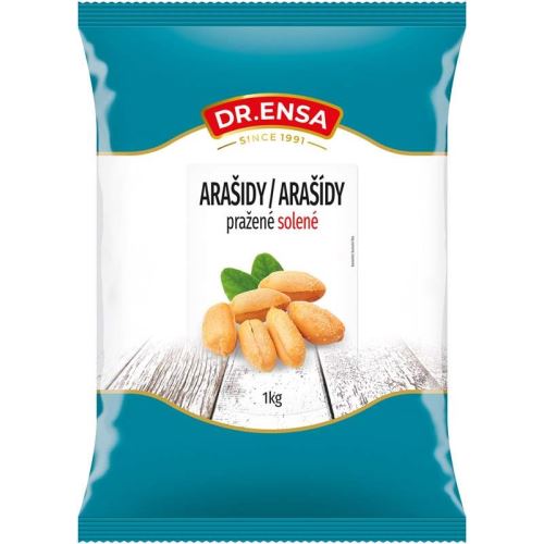 Arašídy solené pražené 1kg Ensa