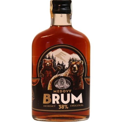 Tuzemák Medový Brum 38% 0,2 l placatka Apicor