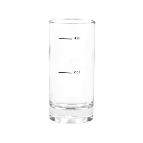Panák sklo cejch 4cl/2cl