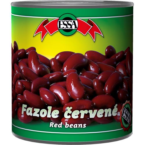 Fazole sterilované červené 2,5kg plech