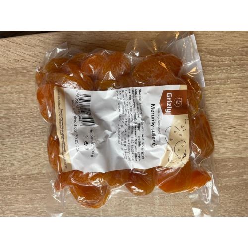Meruňky sušené 500g Grizly