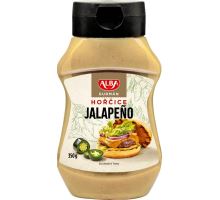 Hořčice Gurmán plnotučná s jalapeňos/s pepřem 350g Alba