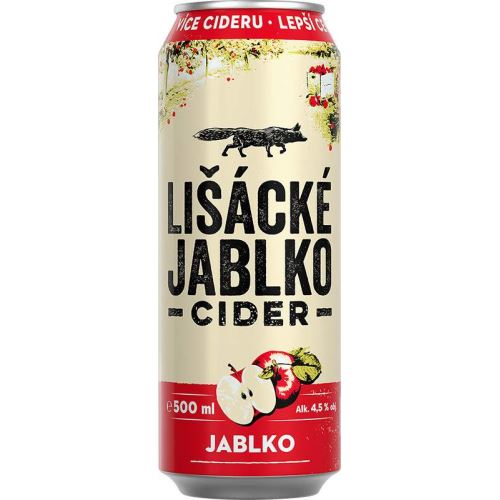 Lišácké Jablko cider jablko 500ml plech