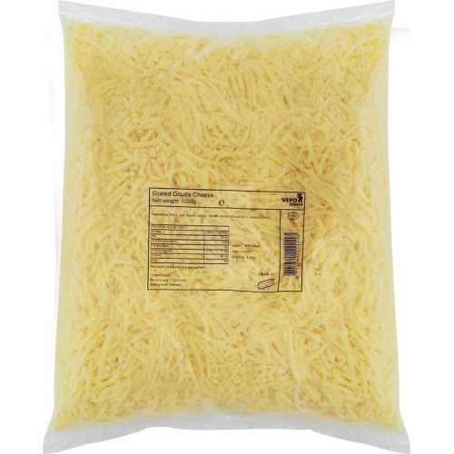 Sýr strouhaný Gouda 48%  1kg Vepo