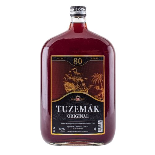 Tuzemák originál 80% 1 l Nela Drinks