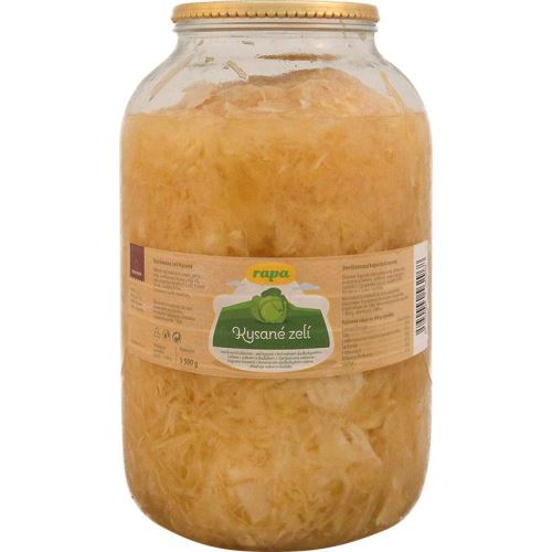 Zelí bílé kysané S4 sklo
