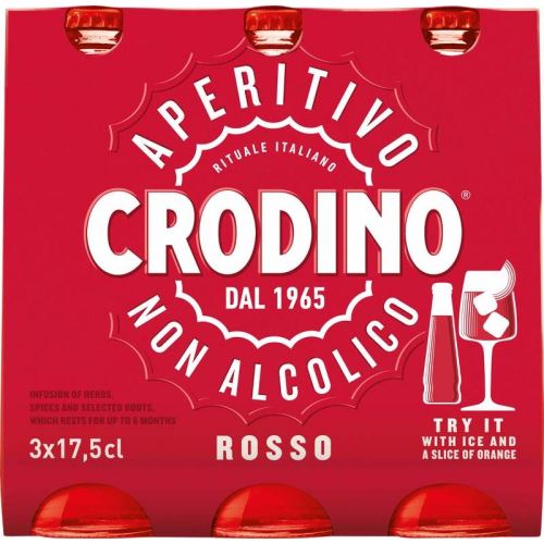 Crodino ROSSO nealko 3x17,5cl krabička