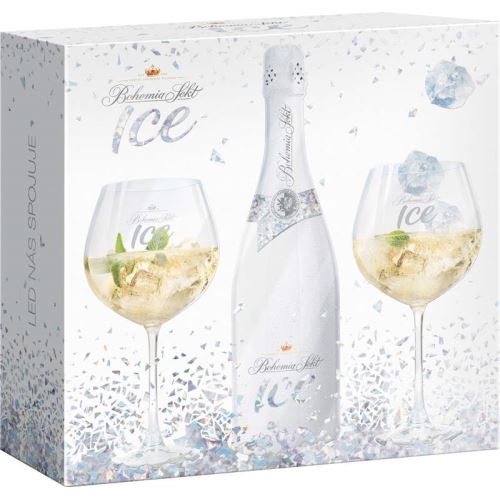 Sekt Bohemia ICE 11,5% 0,75 l + 2x sklo